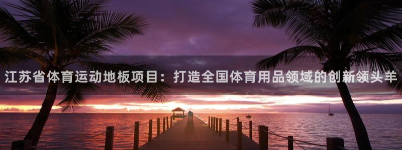 球迷体育最新版下载：江苏省体育运动地板项目：打造全国体育用品领域的创新领头羊