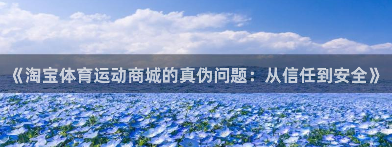 球迷体育软件：《淘宝体育运动商城的真伪问题：从信任到安全》