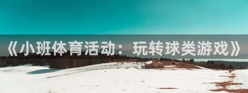 球迷体育直播在线观看：《小班体育活动：玩转球类游戏》